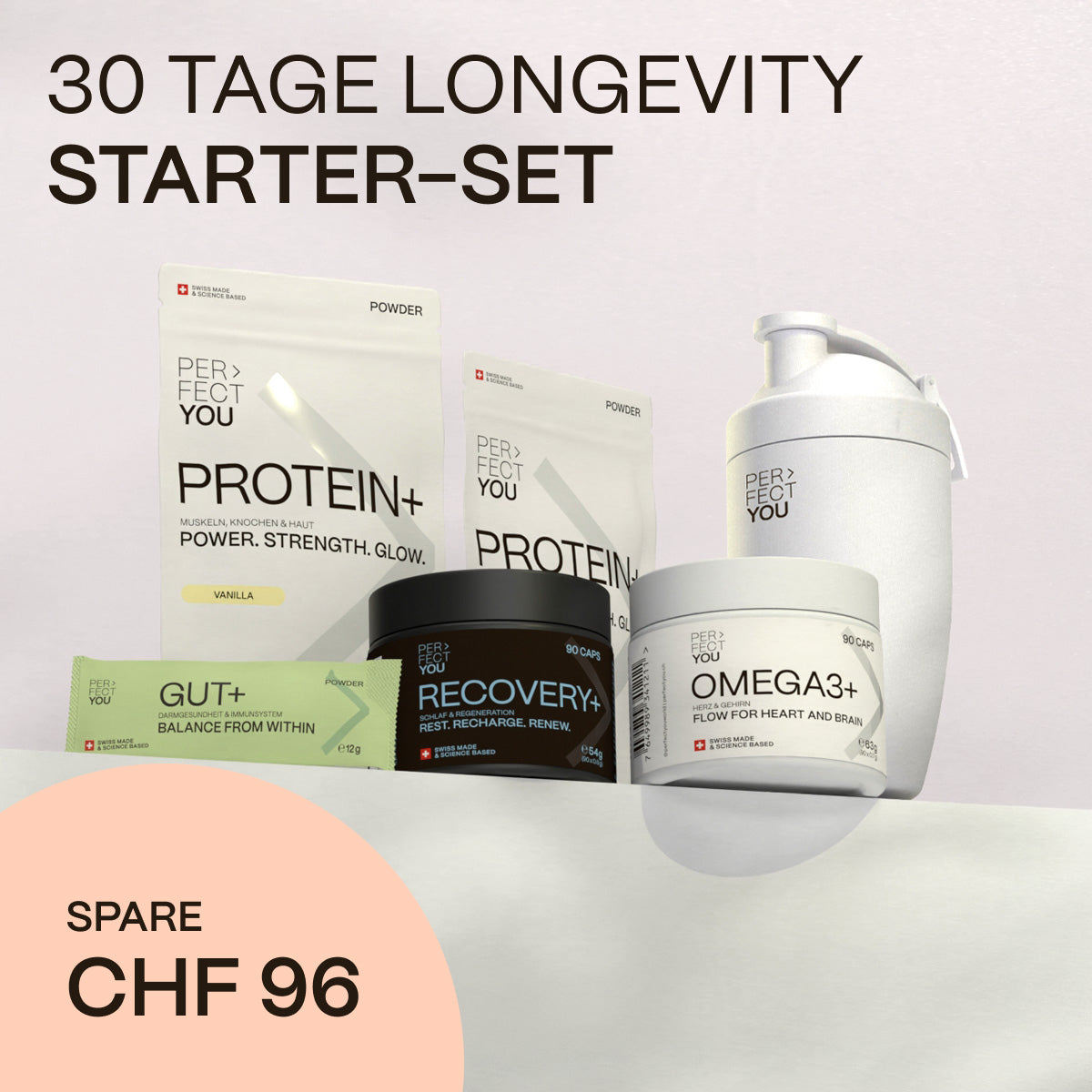 STARTER-SET LONGEVITY BUNDLE 30 TAGE RESET PROGRAMM