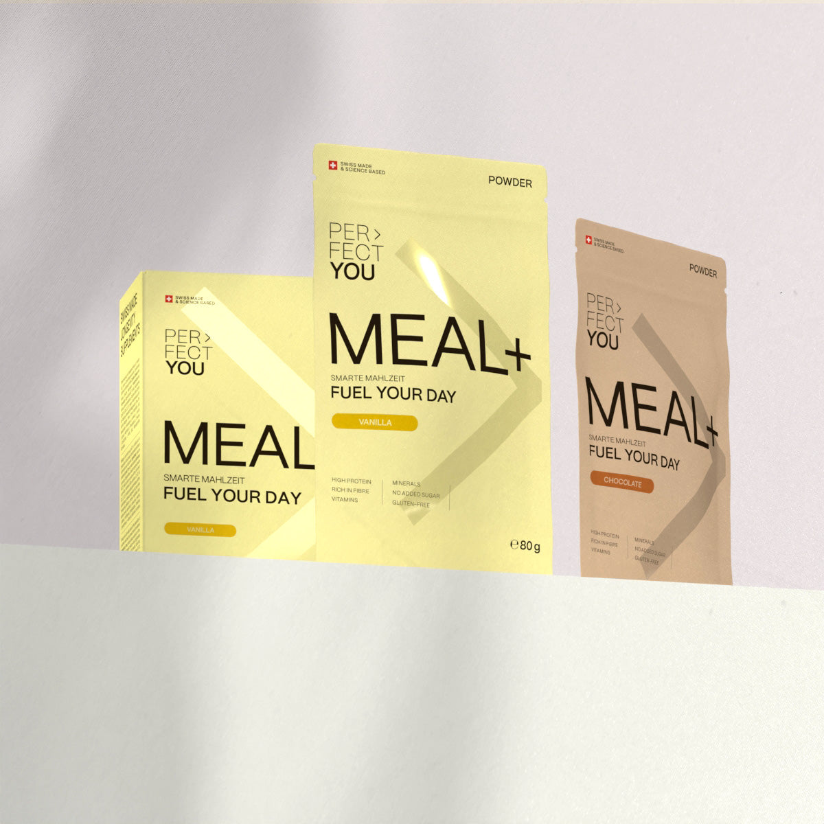 PerfectYou Produktbild PROTEIN+ Vanille und Shokolade