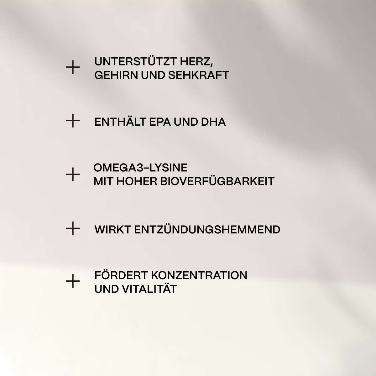 Perfect You OMEGA3+ Produkt Benefits